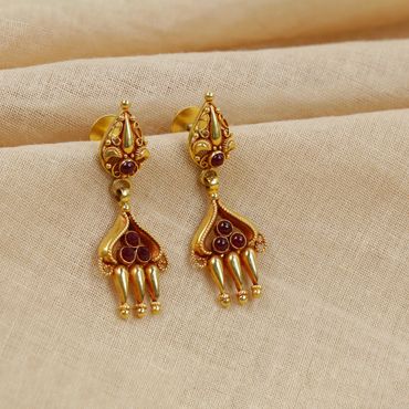Gold Jhala New Design 2021 | Latest Gold Jhala Earrings | DROP Earrings In 5  Grams Weight - YouTube | Drop earrings, Gold earrings designs, Gold