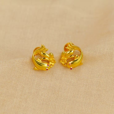 Beautiful Peacock Model Gold Imitation Earrings With Multi Stone Jhumki  Type Jewelry ER1746
