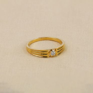 The Minimal Craft Men's Gold Band Ring