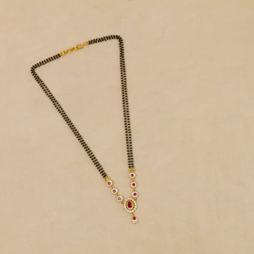 Traditional Mangalsutra with Black Beads