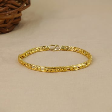 Buy Real Gold Bracelet Design One Gram Gold Plated Cuban Link Chain Solid  Bracelet