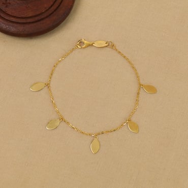 Buy Malabar Gold and Diamonds 22k (916) Yellow Gold Bracelet for Girls at  Amazon.in
