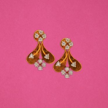 Multipurpose & Detachable South Indian Bridal Necklace & Earrings  (Cevipogulu) Set