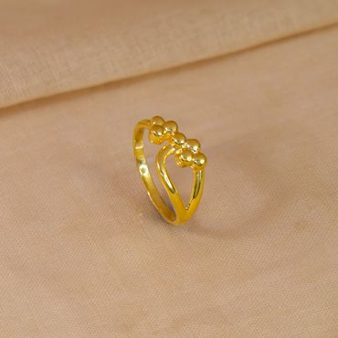Leaf Ring 14k Yellow Gold Diamond Cut Polished Finish Genuine Solid Fancy  Women 25MM, Size 8 - Walmart.com