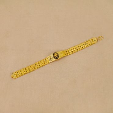 Inez Initial Bracelet/Anklet with Diamond - 14K Solid Gold - Oak & Luna