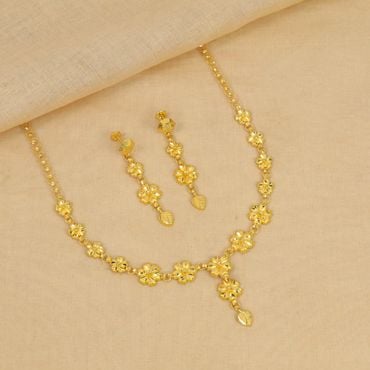 Buy New Kerala Pattern Mango Necklace One Gram Gold Plated Ad Stone Wedding  Gold Necklace Designs Online