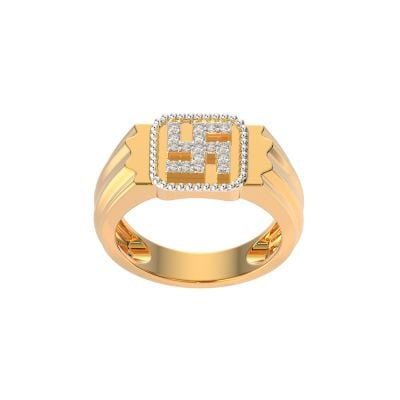 VGR-867 | 18KT Vaibhav Divine Gold Ring VGR-867