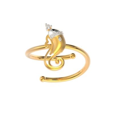 VLR-871 | 18KT Vaibhav Divine Gold Ring VLR-871