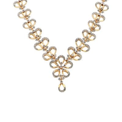 Buy Diamond Necklaces Online | Latest Diamond Neckwear Designs at Best ...
