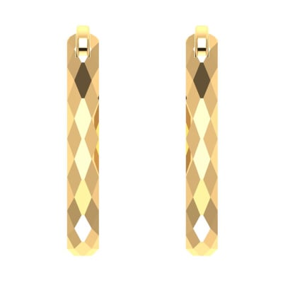 VER-2029 | Vaibhav Jewellers 14K Yellow Gold Huggies Earrings VER-2029
