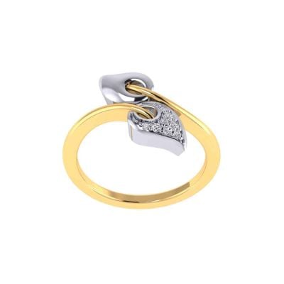 483DA232 | Vaibhav Jewellers 14K Cubic Zirconia Floral Ring 483DA232