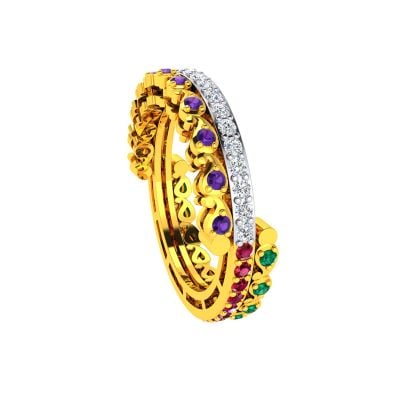 148DG9418 | Vaibhav Jewellers 18K Diamond Switch Ring 148DG9418