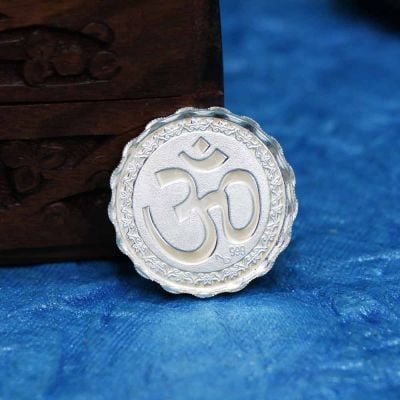 209VC7991 | Vaibhav Jewellers 10 Grams Ganesh Silver Coin 209VC7991