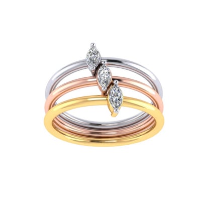 483DA263 | Vaibhav Jewellers 14K Fancy Stackable Diamond Ring 483DA263
