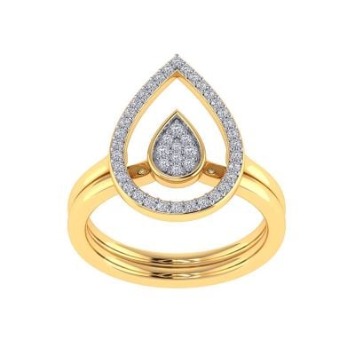 483DA266 | Vaibhav Jewellers 14K Fancy Stackable Diamond Ring 483DA266