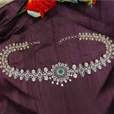584VA1 | Vaibhav Jewellers 14K Diamond Vaddanam 584VA1