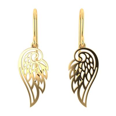 Vaibhav Jewellers 14K Yellow Gold Drops Earrings VER-2028