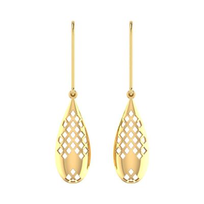 Vaibhav Jewellers 18Kt Yellow Gold
Drops Earrings VER-2081