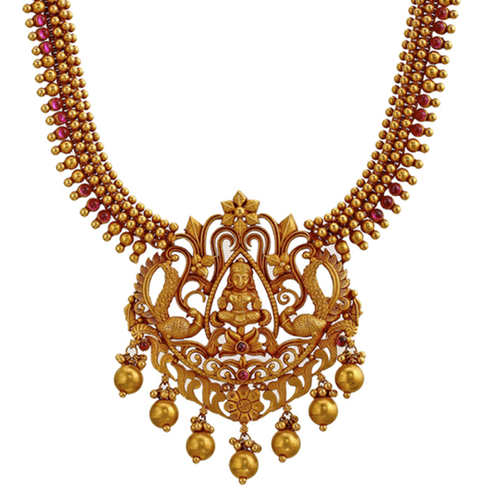 Mayura Lakshmi Gold Necklace