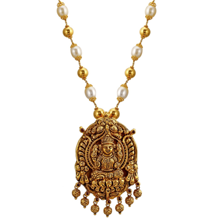 Vikriti Beaded Gold Necklace