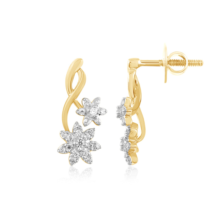 Love Duet Diamond Earrings