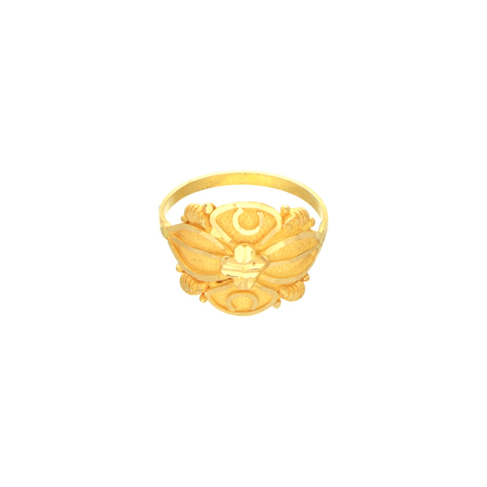 22K Plain Baby Gold Ring 93VN6741