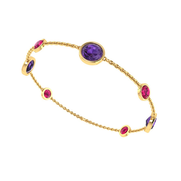 Vaibhav Jewellers 14k Fancy Gold Bracelet 486DA78