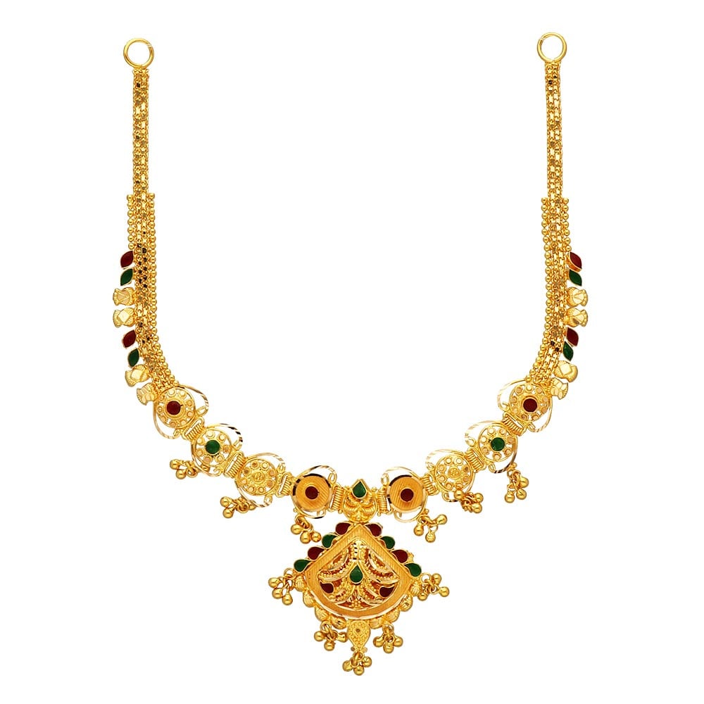 Buy Wedding Design Simple Bridal Gold Necklace Designs Latest Collection