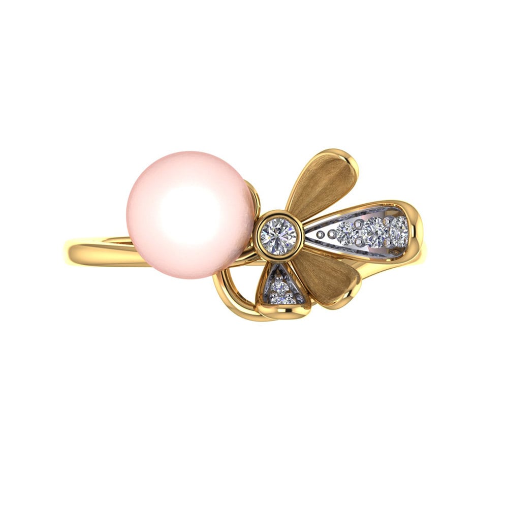 100% Real Natural Pearl Ring in Gold or Silver — FinNiche Jewels