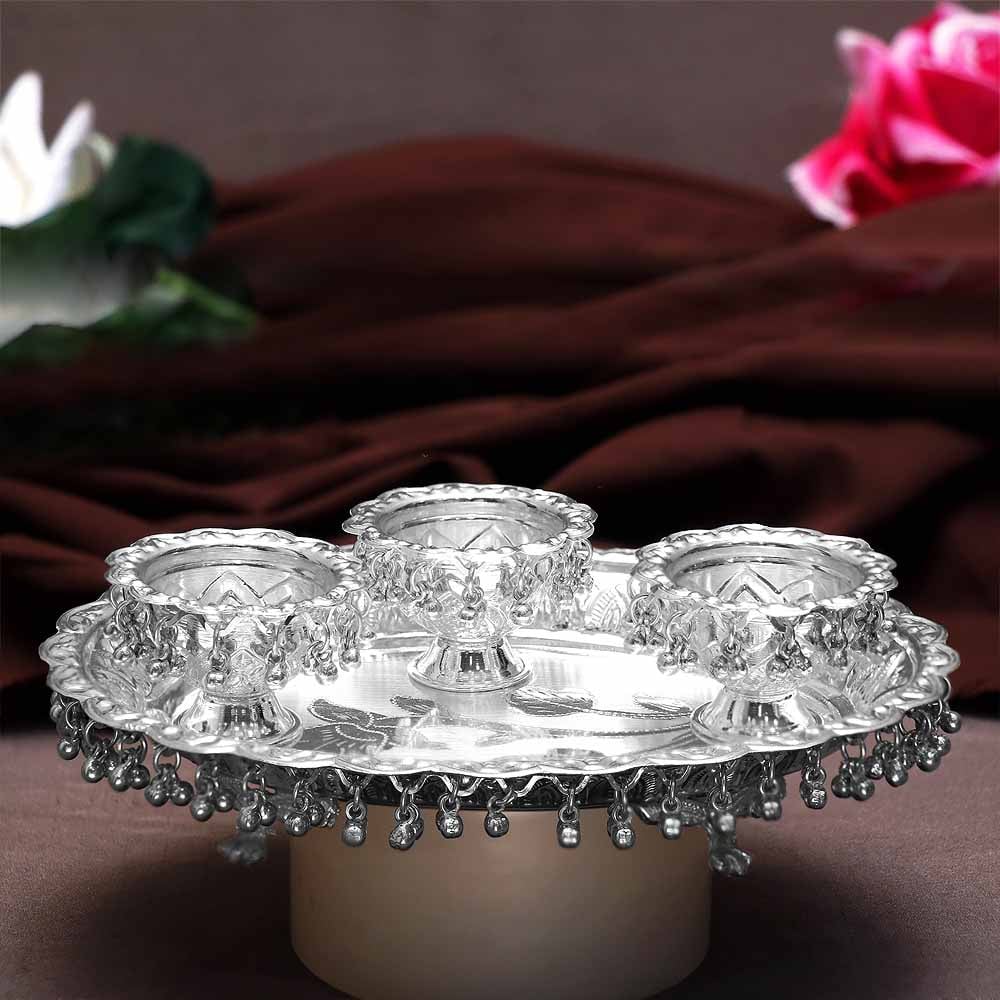 vaibhav jewellers silver nagash muvva plates 545va5507 545va5507
