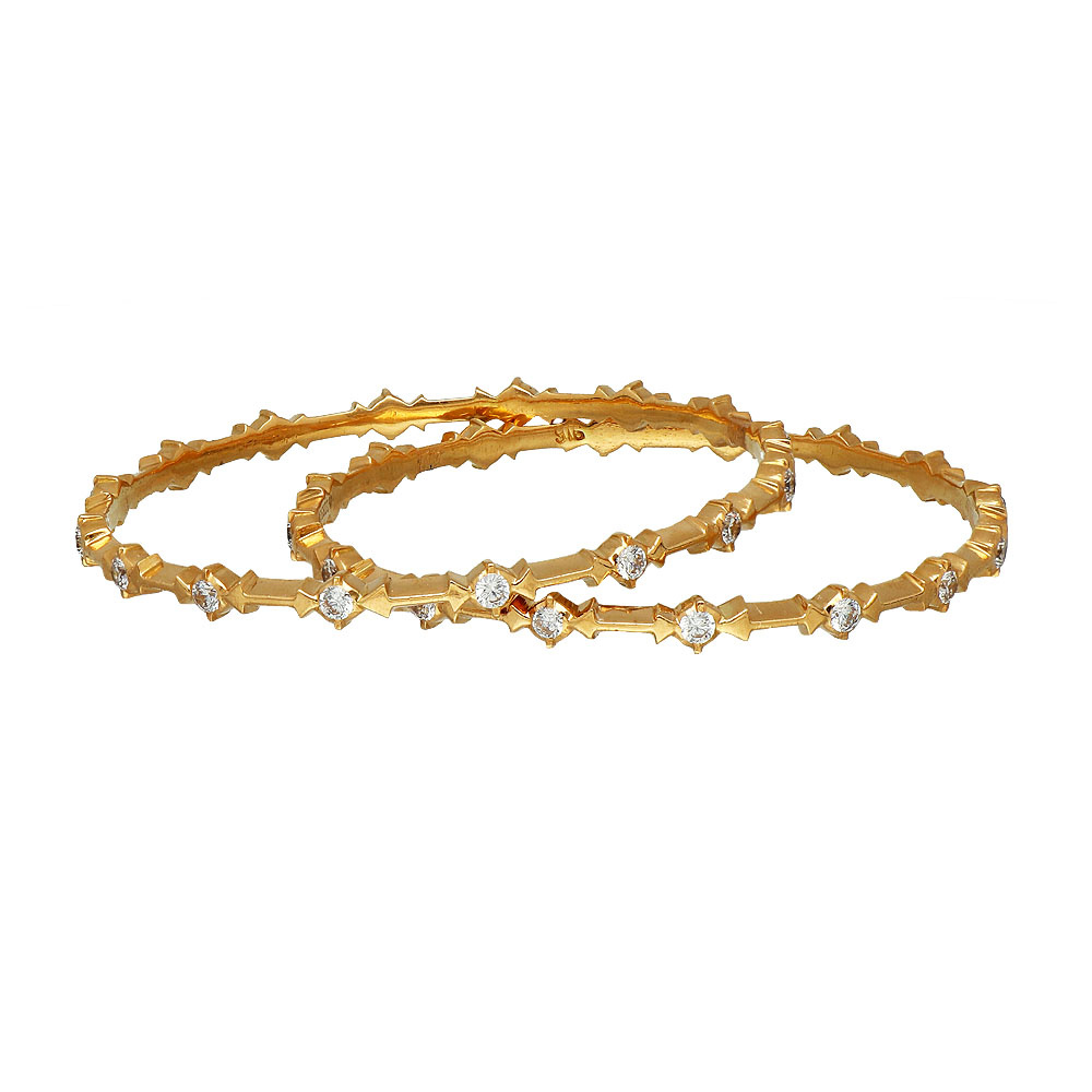 ATHENA bangles set - 4mm heirloom bangles (B457) – Maimoda Jewelry