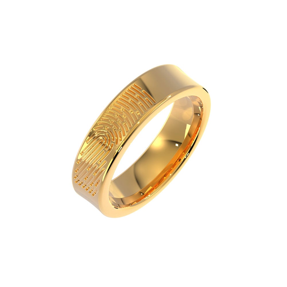 vaibhav jewellers 22k casting finger print ring 97j8824 97j8824