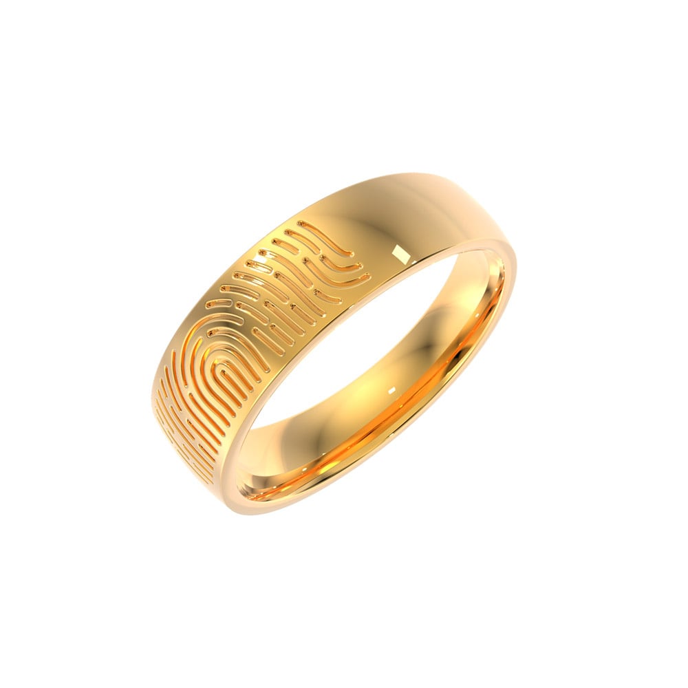 vaibhav jewellers 22k casting finger print ring 97j8831 97j8831