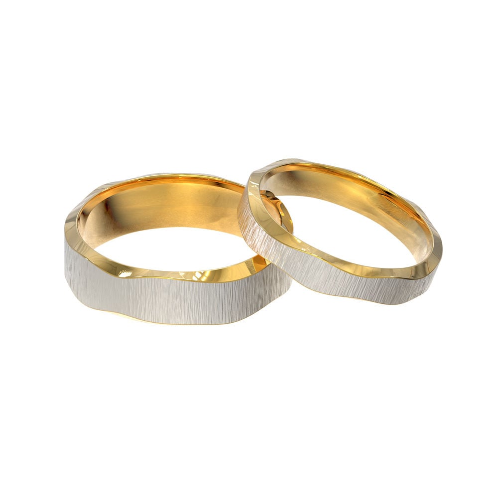 Premium AI Image | centerfocused wedding rings
