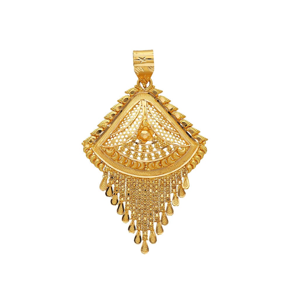 Latest Gold Pendant Designs Online for Women - Vaibhav Jewellers