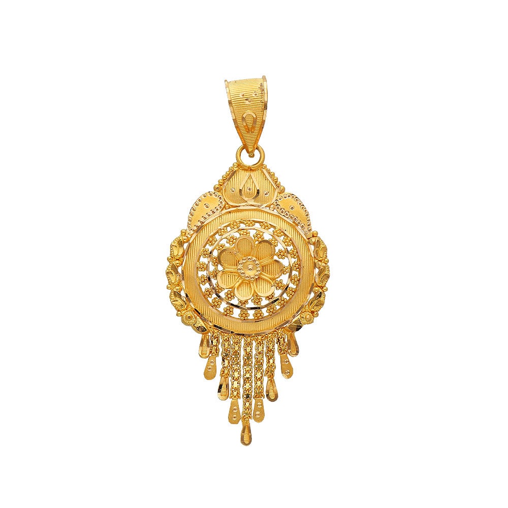 Latest Gold Pendant Designs Online for Women - Vaibhav Jewellers