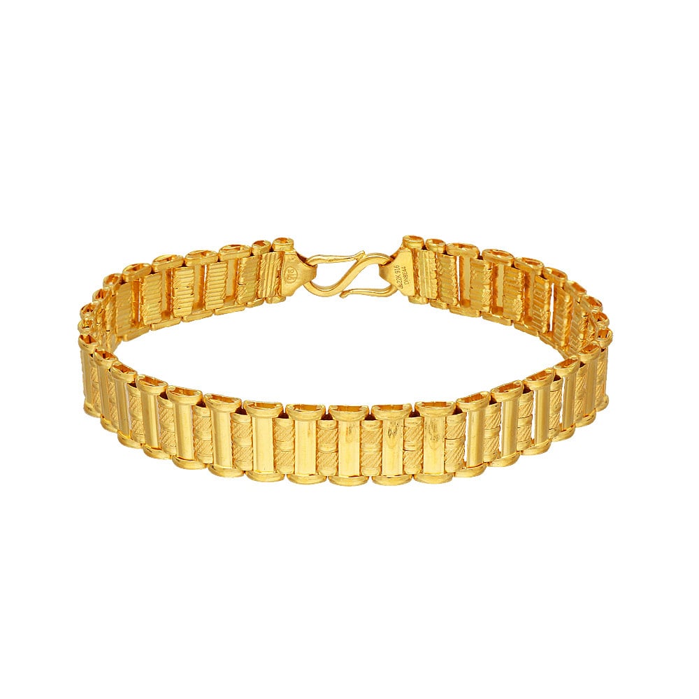 22K Gold Bracelet For Men  235GBR2734 in 14900 Grams