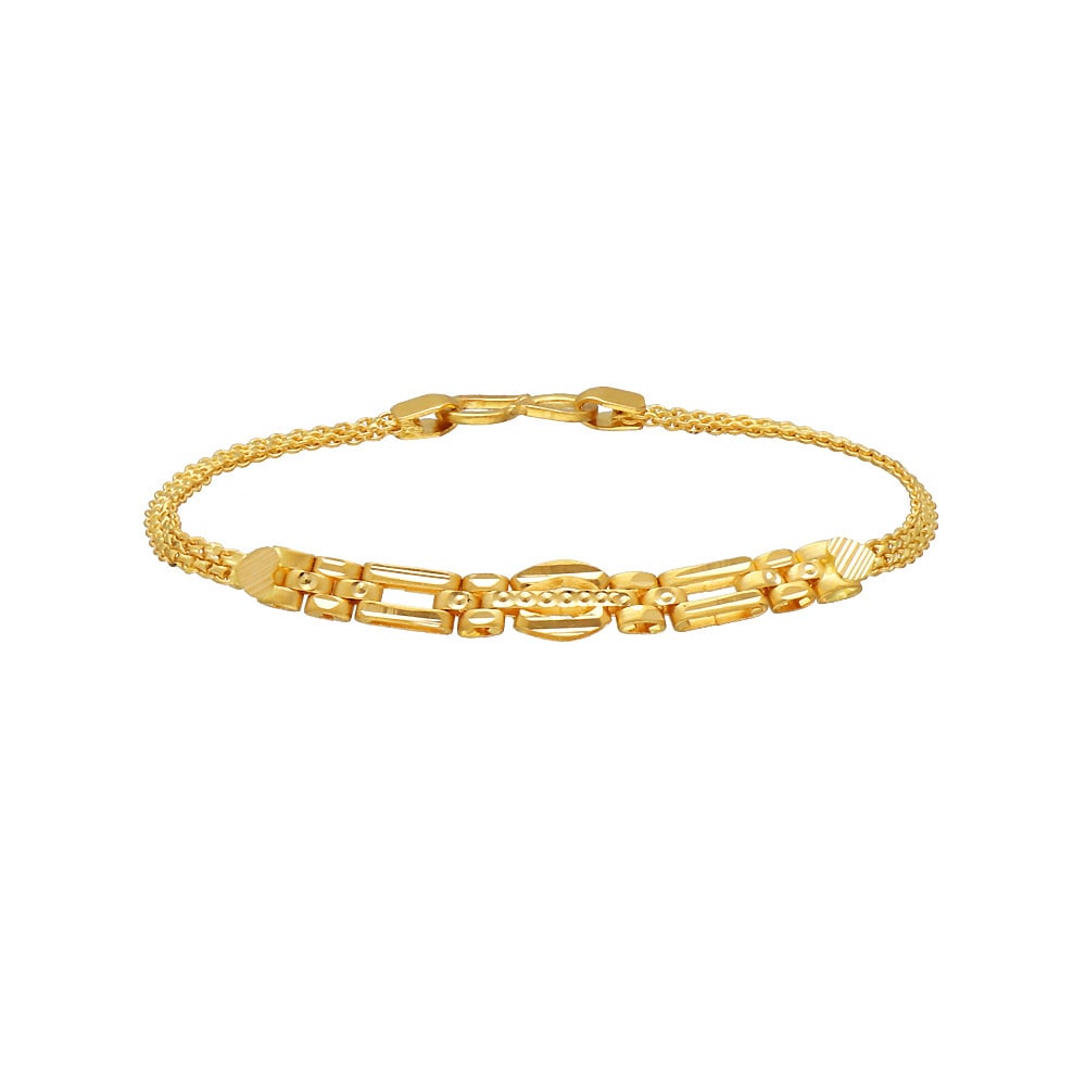Flutter Baby Nazaria Gold Bracelet Set Of 2 | Kid Bracelet | CaratLane