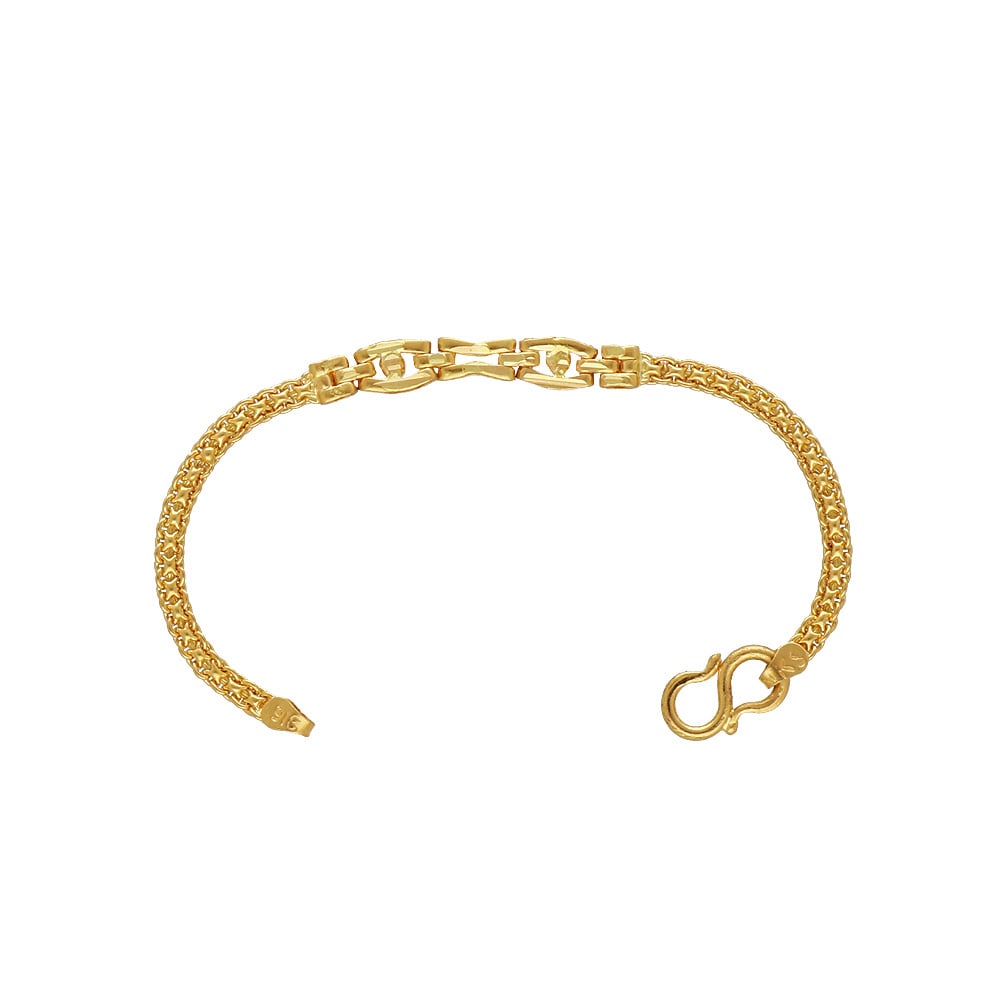 Personalised Bracelet 5.2 Grams - Personalised Kids Gold Jewellery -  Doodles by Purvi