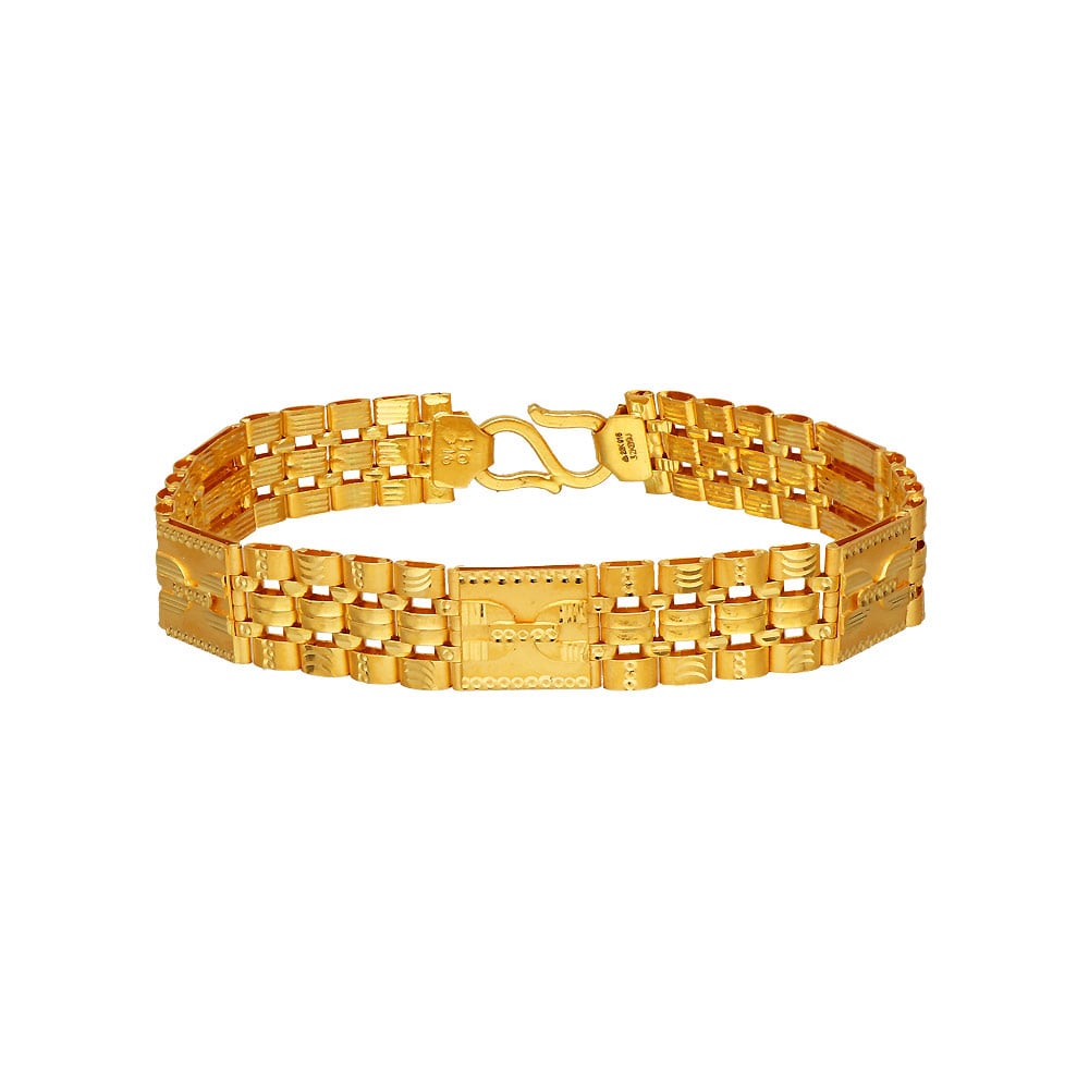 22k Plain Gold Bracelet JG-1905-2704 – Jewelegance