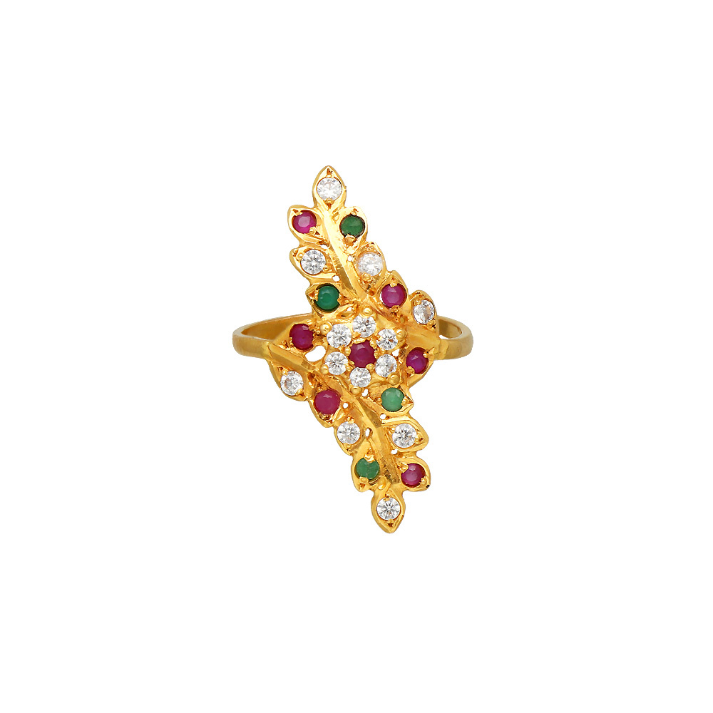 Kisna Diamond Brand - Sun Spring Ring 10785 | Amol Jewellers LLP