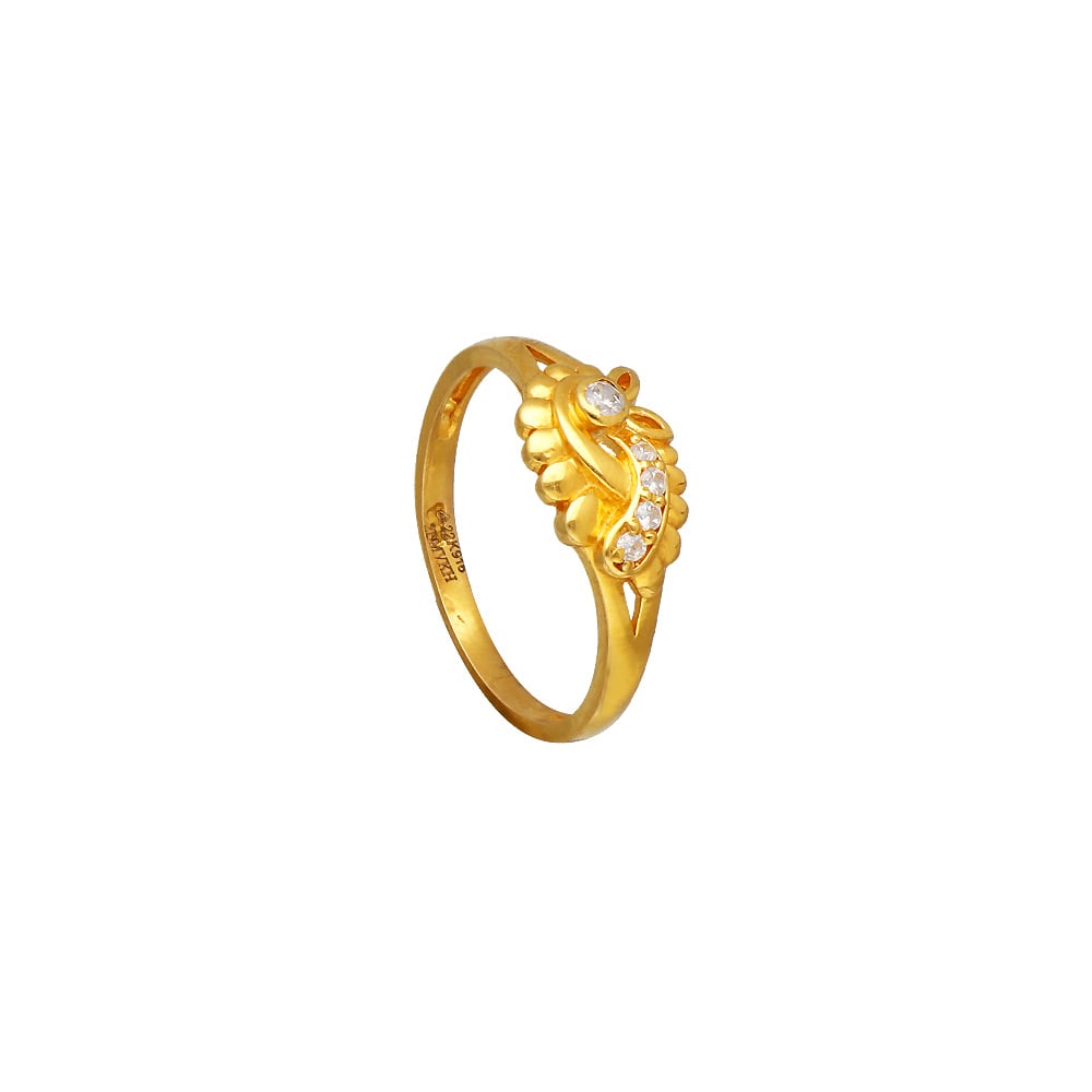Stylish Premium Quality Brass High Gold Fancy Ladies Finger Ring Catalog