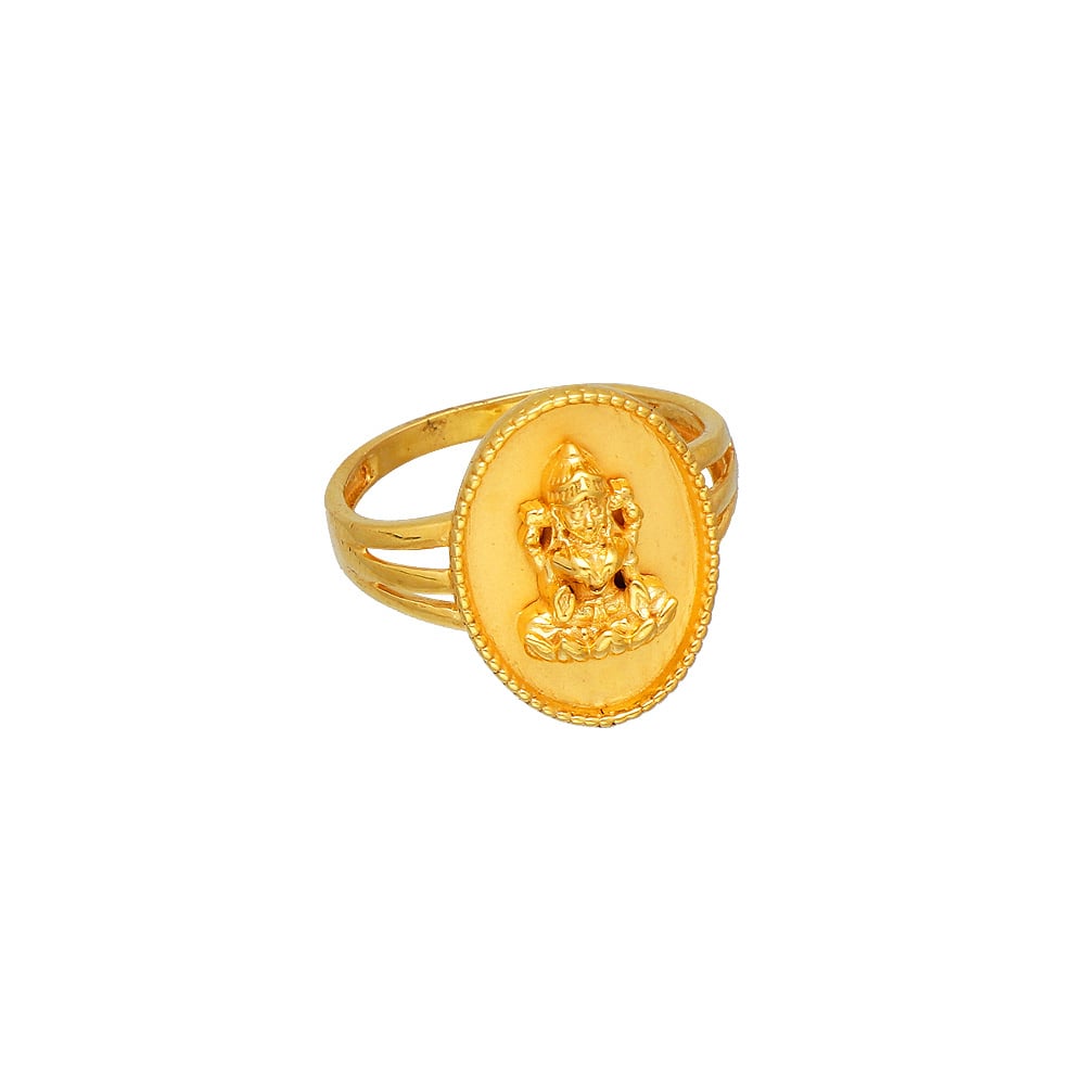 A gold ring with an incised bezel of Lakshmi Pyu, 9th - 11th century |  九至十一世紀驃國吉祥天女紋金戒指| Golden Splendour – Gold Jewellery from the