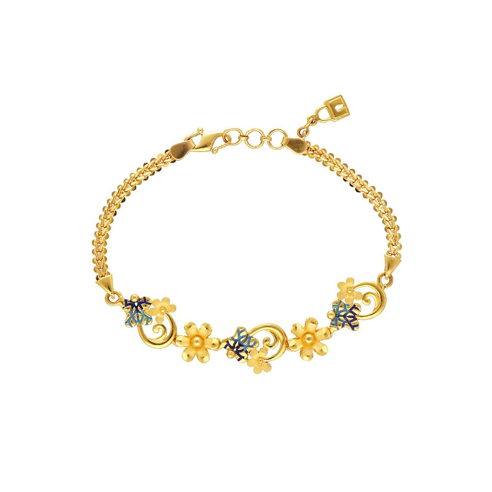 Gold bracelet design sober and stylish for girls and women - YouTube