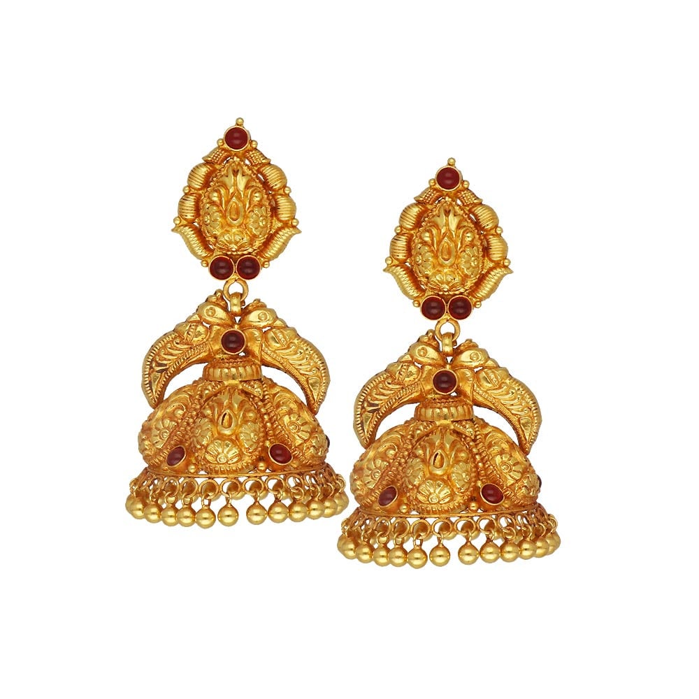 Gold Jhumka/Gold earrings designs/Most beautiful gold earrings designs/new earrings  Design/Jewellery - YouTube
