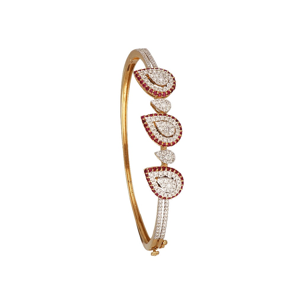 Leslie's 10k Tri-color Polished and D/C Fancy Link Bracelet | McChristy  Jewelers | Columbus, NE