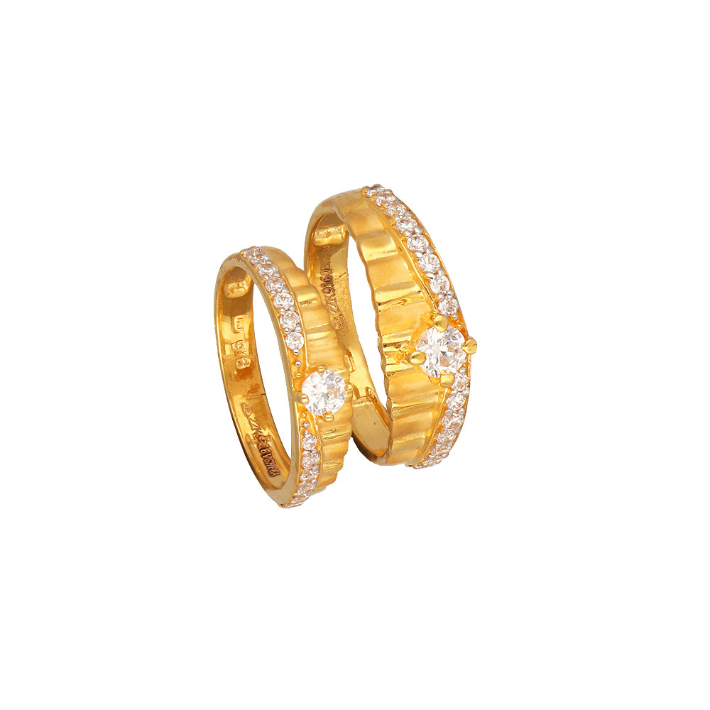 Buy quality 22k Gold Couple New Disign Classic Ring in Ahmedabad