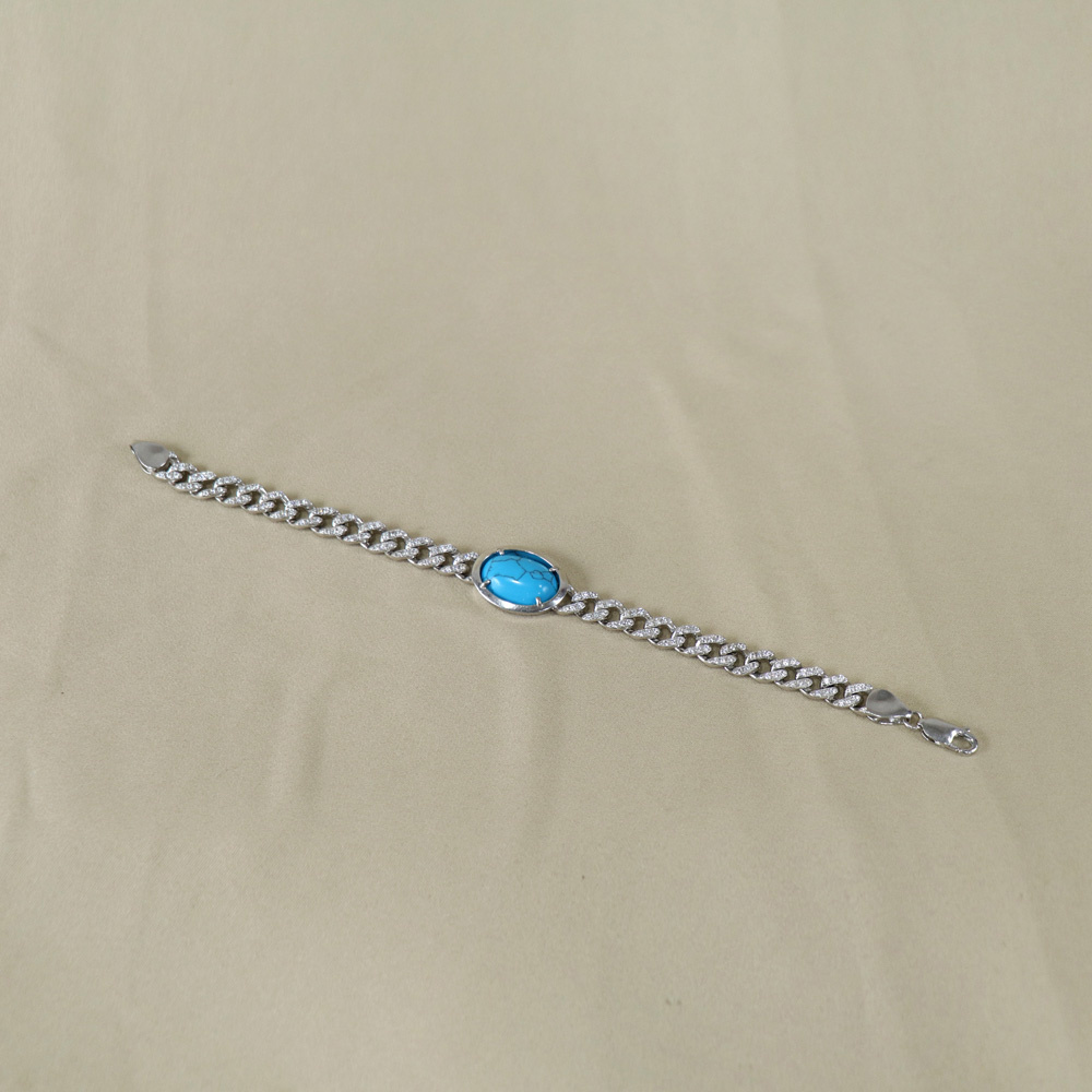Buy Silvoswan Blue Silver Stainless Steel Salman Khan Bracelet for Men  Online at Best Prices in India - JioMart.