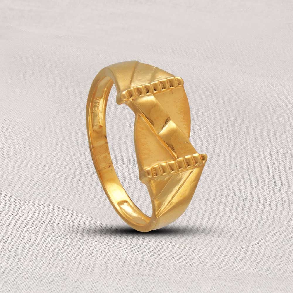 Buy KuberBox 18KT Yellow Gold Stella Filigree Ring for Women at Amazon.in