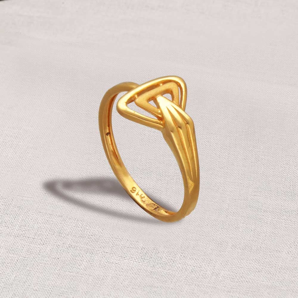 Buy Small Size Impon Gold Plated Simple Daily Wear Plain Gold Casting Ring  Design Online